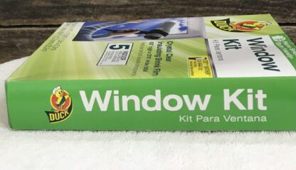 Duck Brand Smart-Earth Friendly Window Kit 5.1ft x 17.5ft Crystal Clear – NEW - Image 4