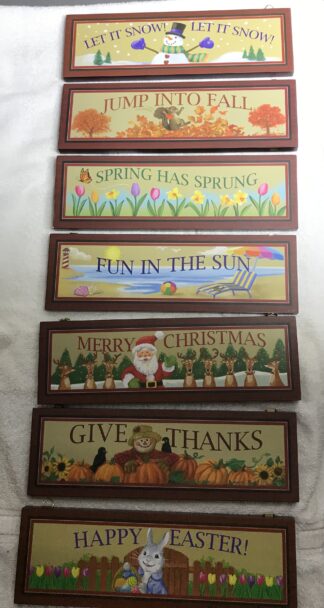 7 Seasons Plaques