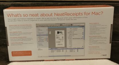 NeatReceipts Mobile for MAC Mobile Scanner + Digital Filing System NEW - Image 3