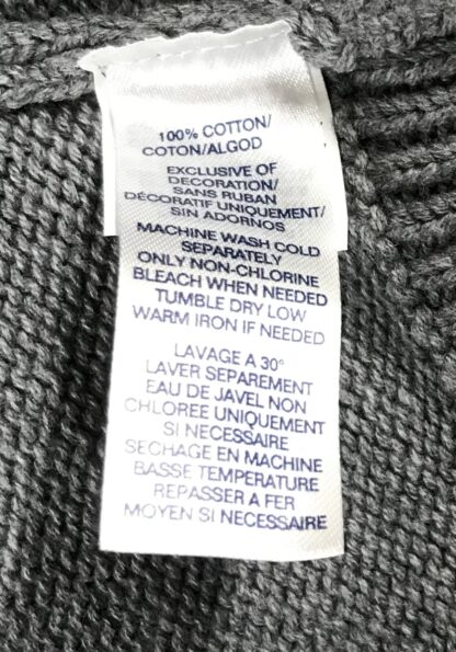 Chaps Kent Steel Heat Pullover Sweater Men’s XL – Medium Gray – NEW - Image 9