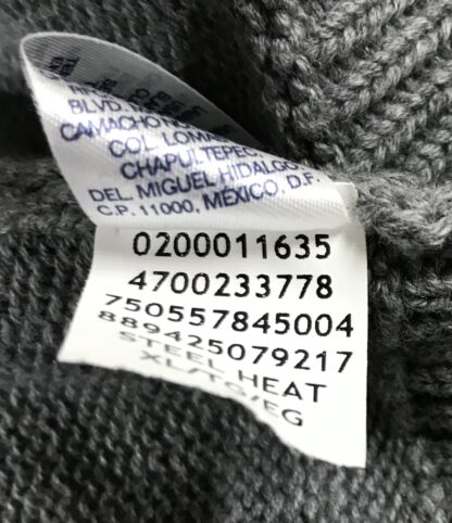 Chaps Kent Steel Heat Pullover Sweater Men’s XL – Medium Gray – NEW - Image 10