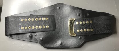 WWE World Heavyweight Championship Leather Title Belt w/ Metallic Sideplates NEW - Image 4