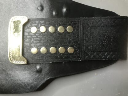 WWE World Heavyweight Championship Leather Title Belt w/ Metallic Sideplates NEW - Image 6