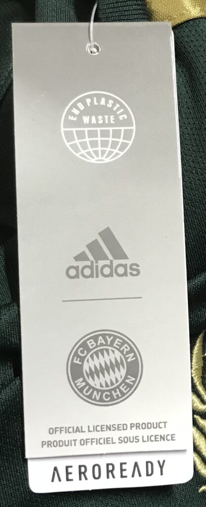 Adidas FC Bayern Munich Aeroready Green Night Soccer Jersey Sz S FI5295 NEW - Image 8