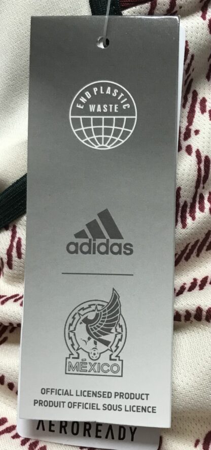 Adidas Mexico Away World Cup Soccer Jersey Men’s Sz S Burgundy/Cream – NEW - Image 8