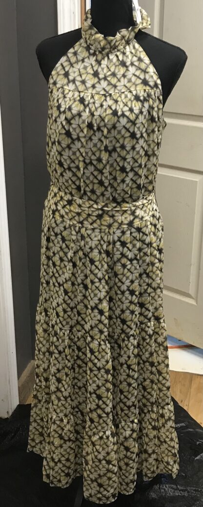 Banana Republic Sleeveless Dress Yellow Purple White Women’s Sz S – NEW - Image 3