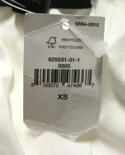Banana Republic White Square Neck Short Sleeve Long Dress Women’s XS TP – NEW - Image 6