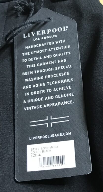 Liverpool Los Angeles Men’s Travel Trouser Pants Black 42x34 LG501M4534 NEW - Image 9