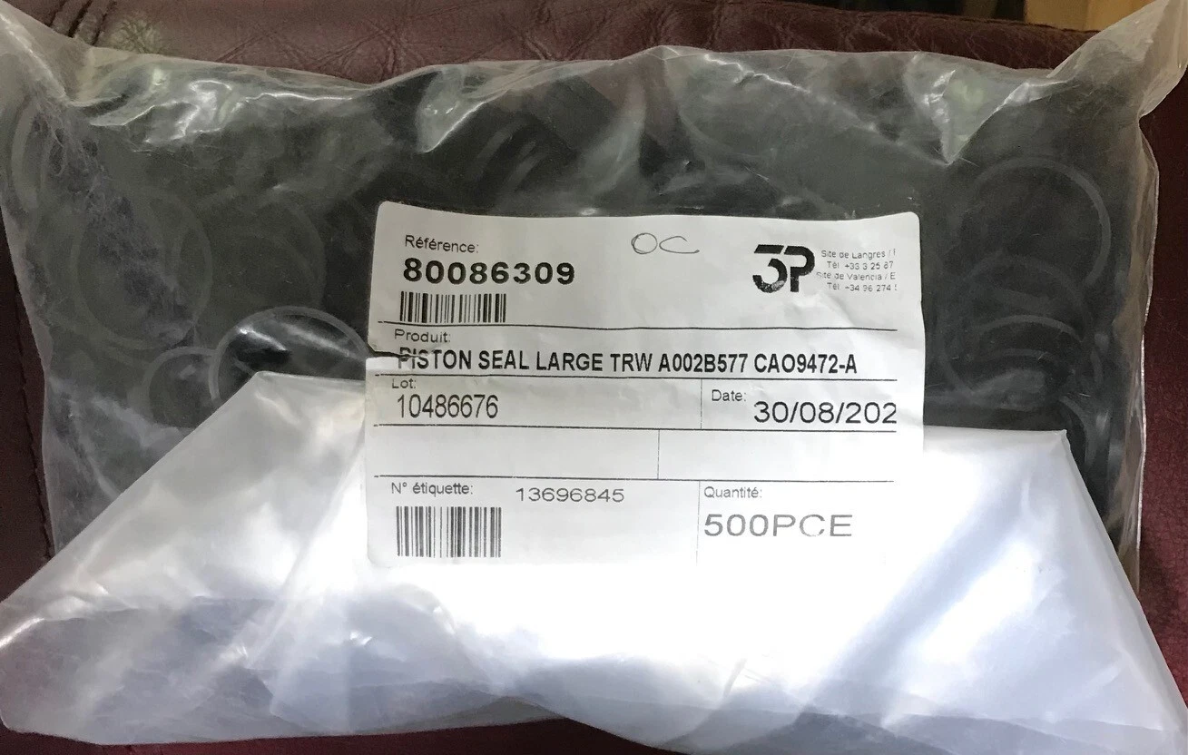 Piston seal item seal large