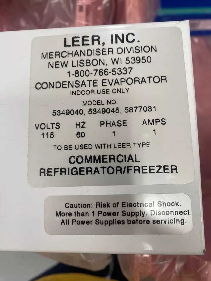 Evaporator kit item 5349040 leer