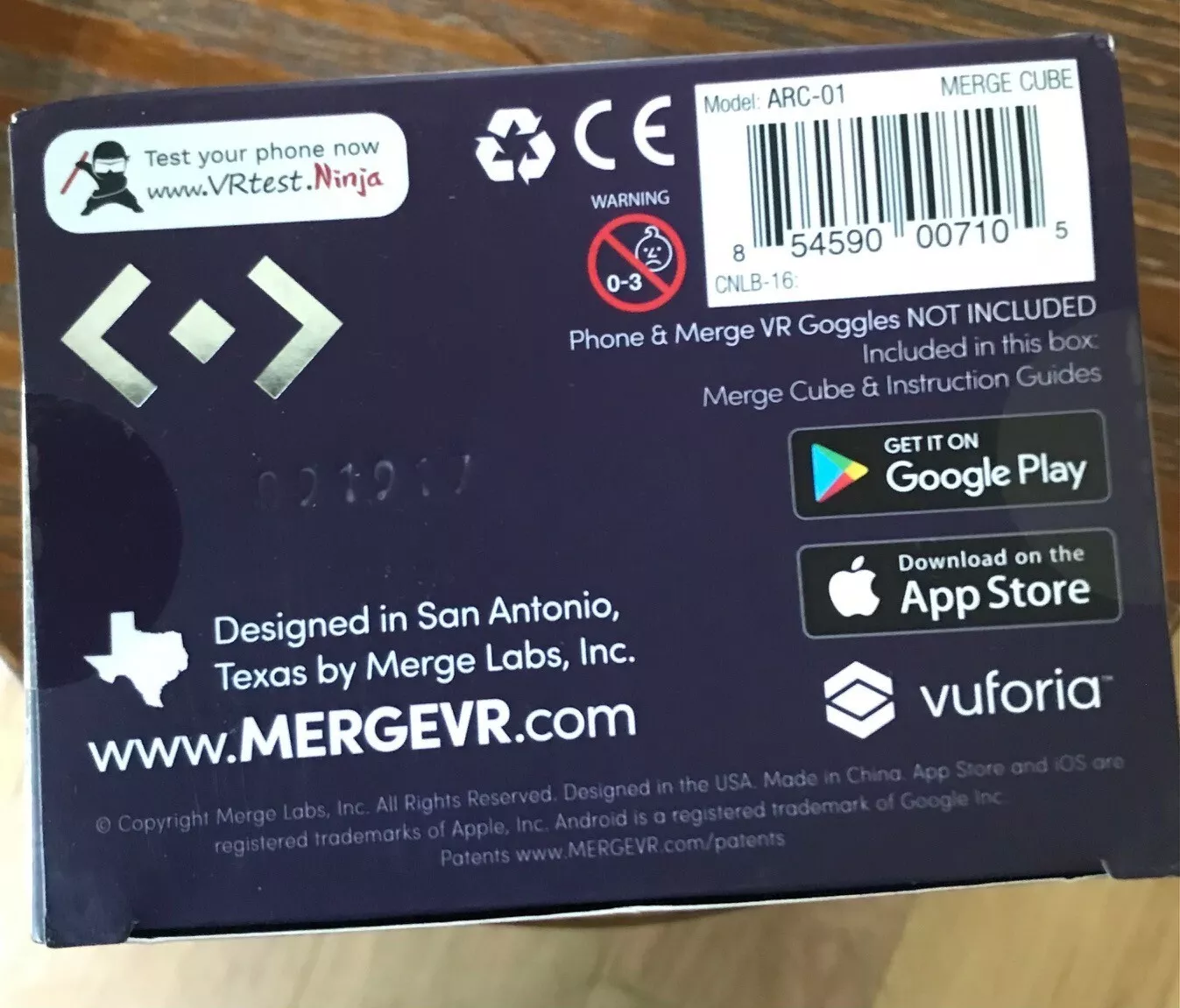 Holograms meet merge cube item