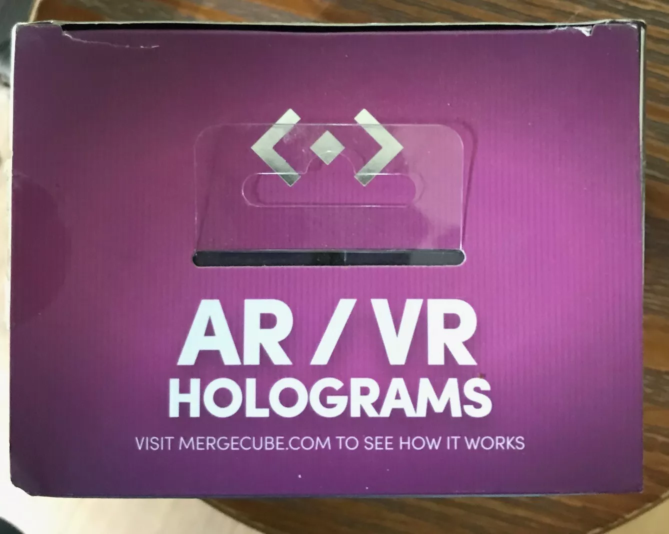 Holograms meet merge cube item