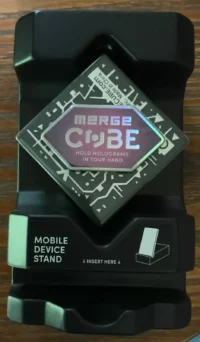 Holograms meet merge cube item