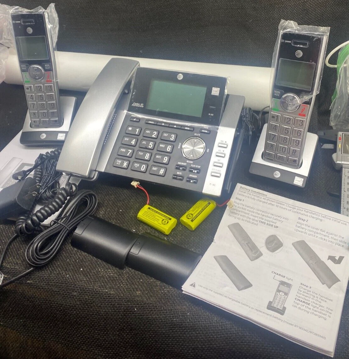 Corded cordless call block big button