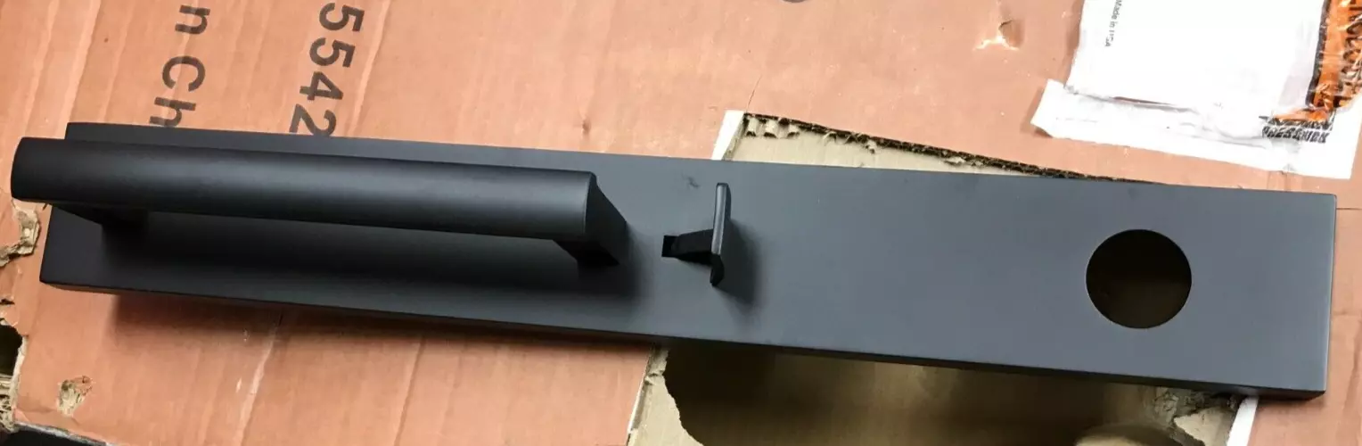 Door handle item black entrance