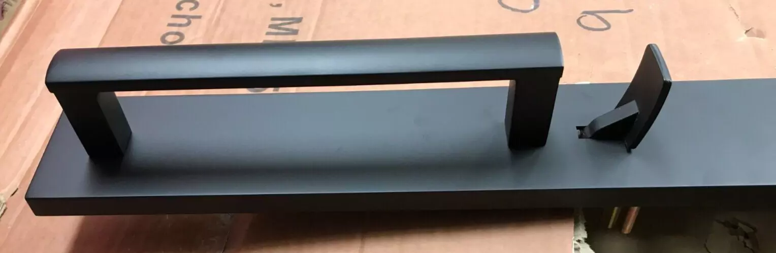 Door handle item black entrance