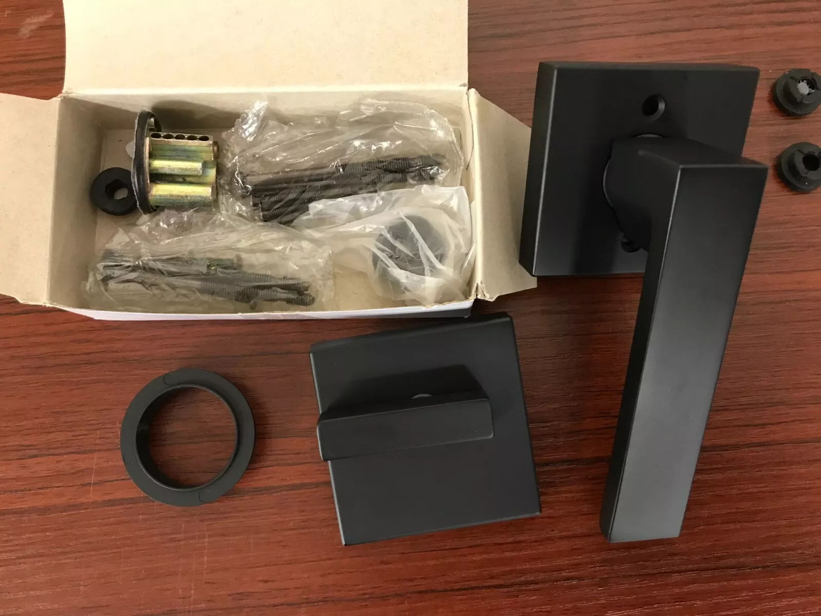 Door handle item black entrance