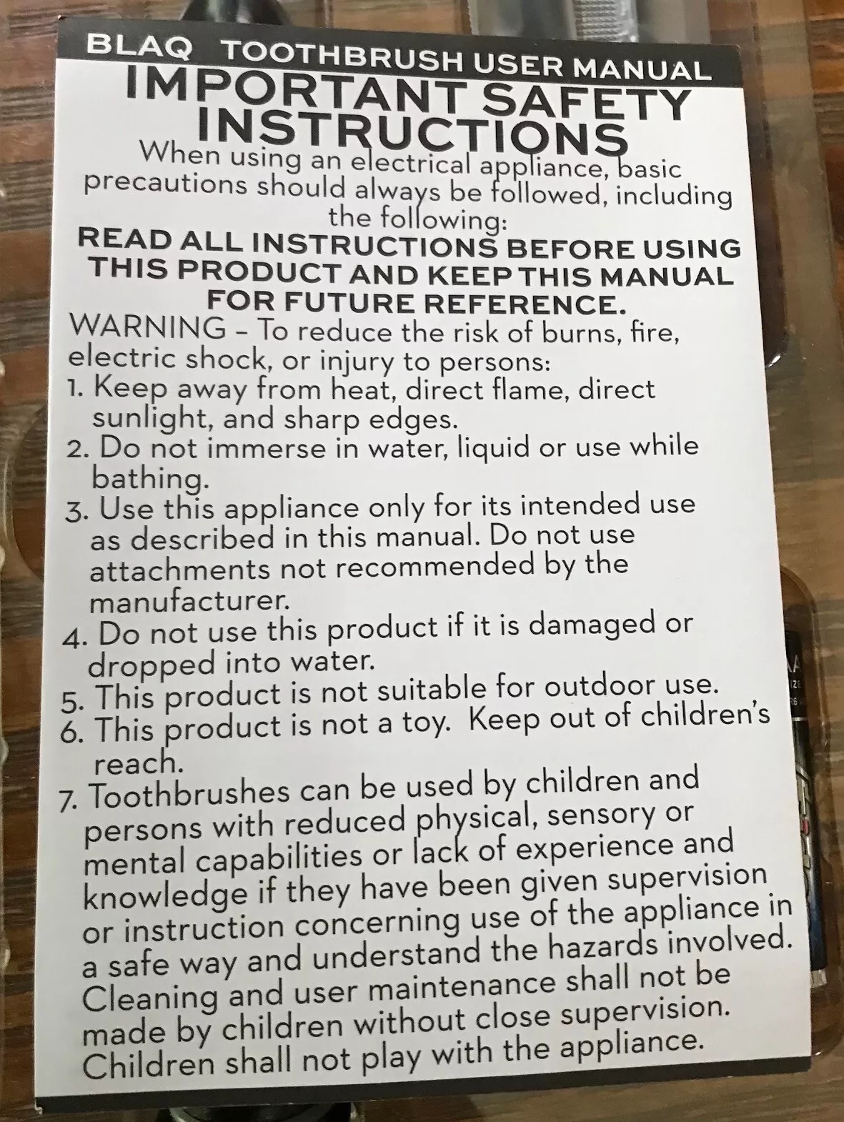 Item blaq battery battery powered