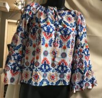 One size item multicolor blouse