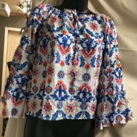 One size item multicolor blouse