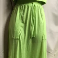 Crop top long skirt item