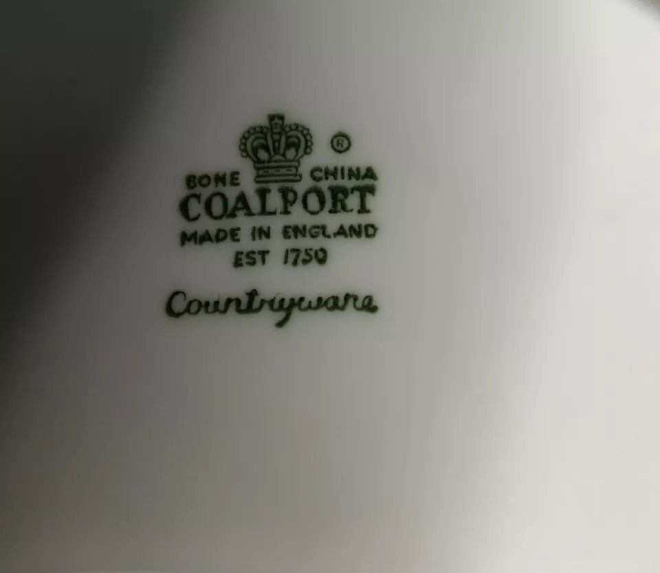 Wedgwood white bone china countryware crescent