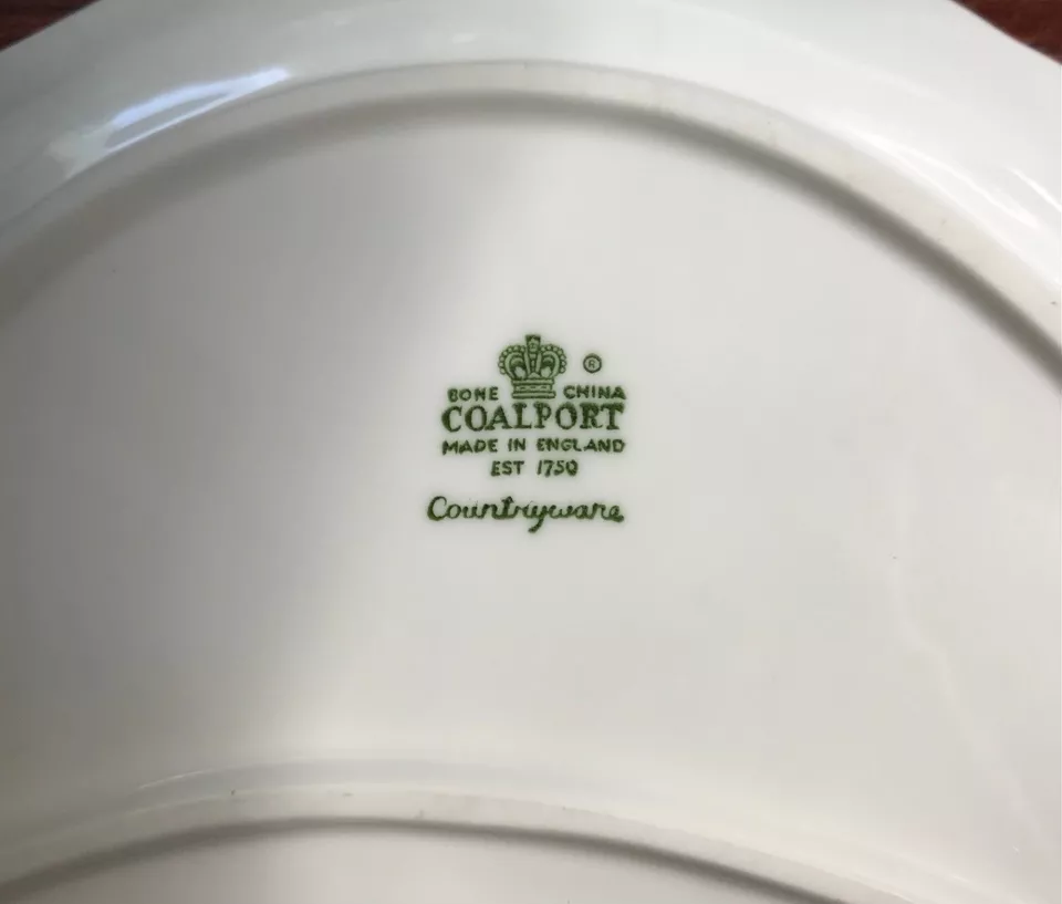 Wedgwood white bone china countryware crescent