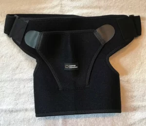 Recovery shoulder item copper compression