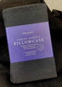 Cosy house pillowcase set cream black