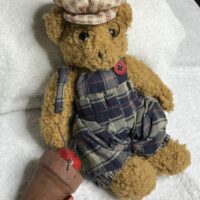 Attic treasures estate collection plaid overalls