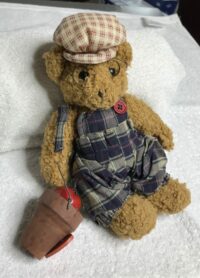 Attic treasures estate collection plaid overalls