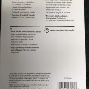 Cricut joy joy foil item