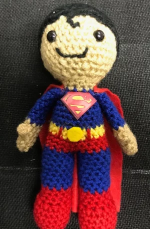 Superman toy item crochet superman