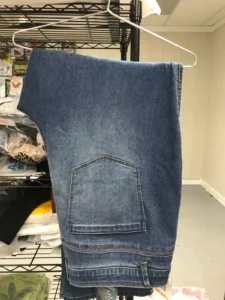 Indigo itty itty bitty boot cut