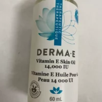 Skin oil item therapeutic vitamin