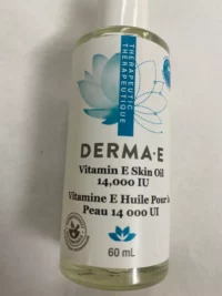 Skin oil item therapeutic vitamin