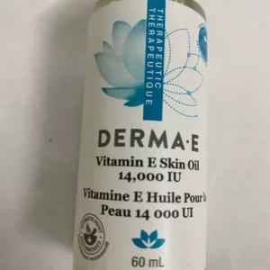 Skin oil item therapeutic vitamin