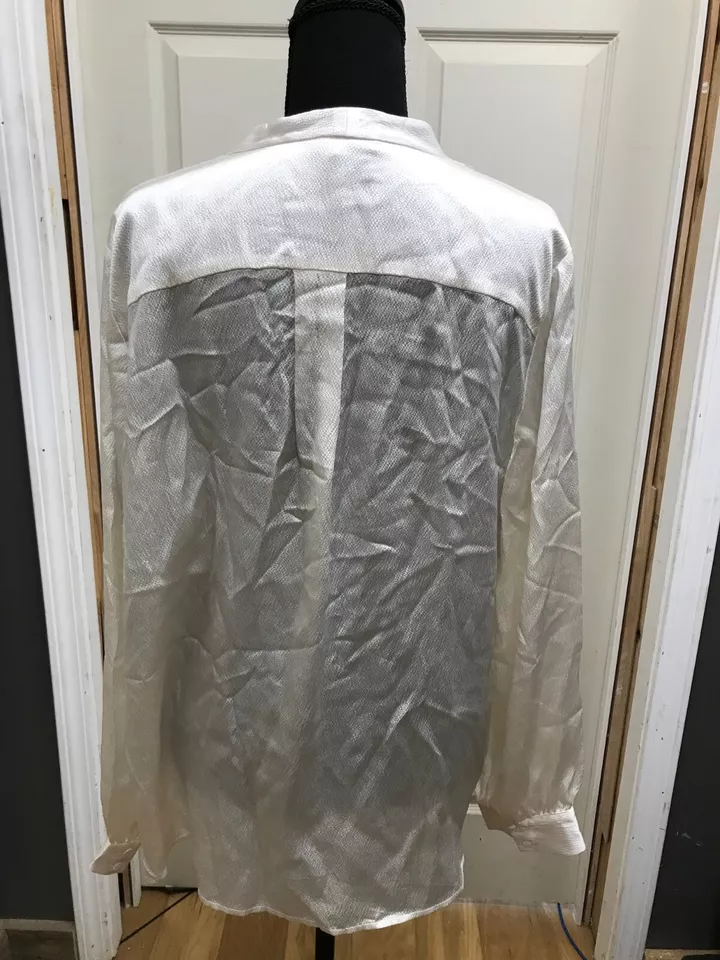 Eileen fisher cream color long sleeve