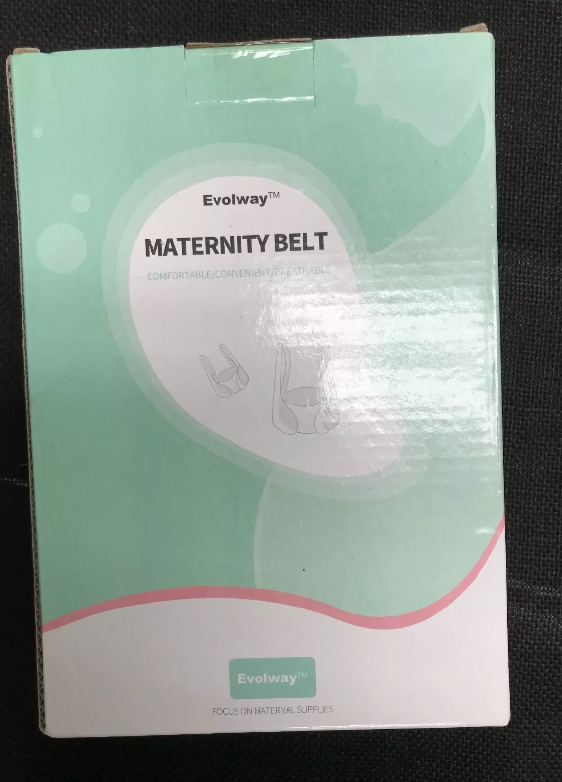 Belt black pregnant women item