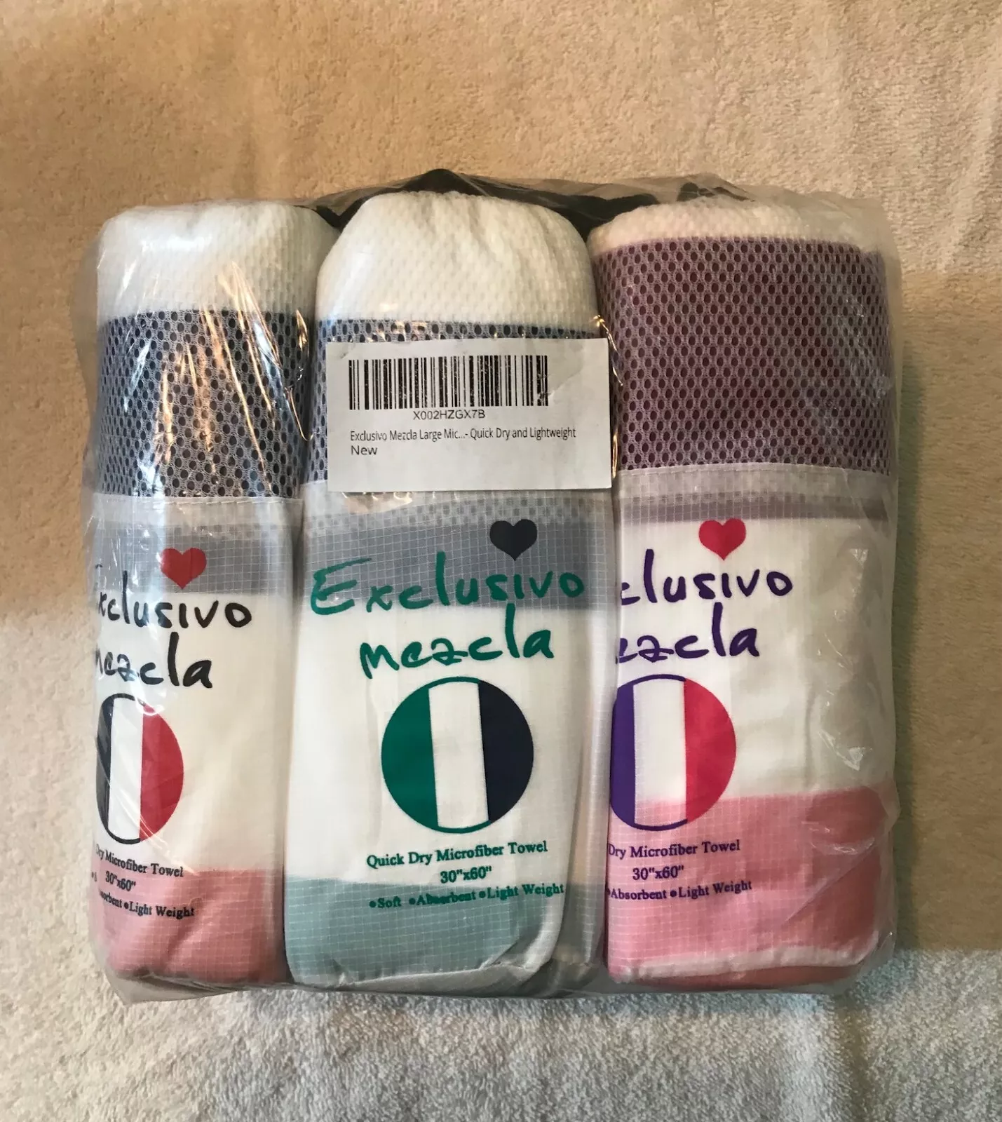 Quick dry item exclusivo mezcla