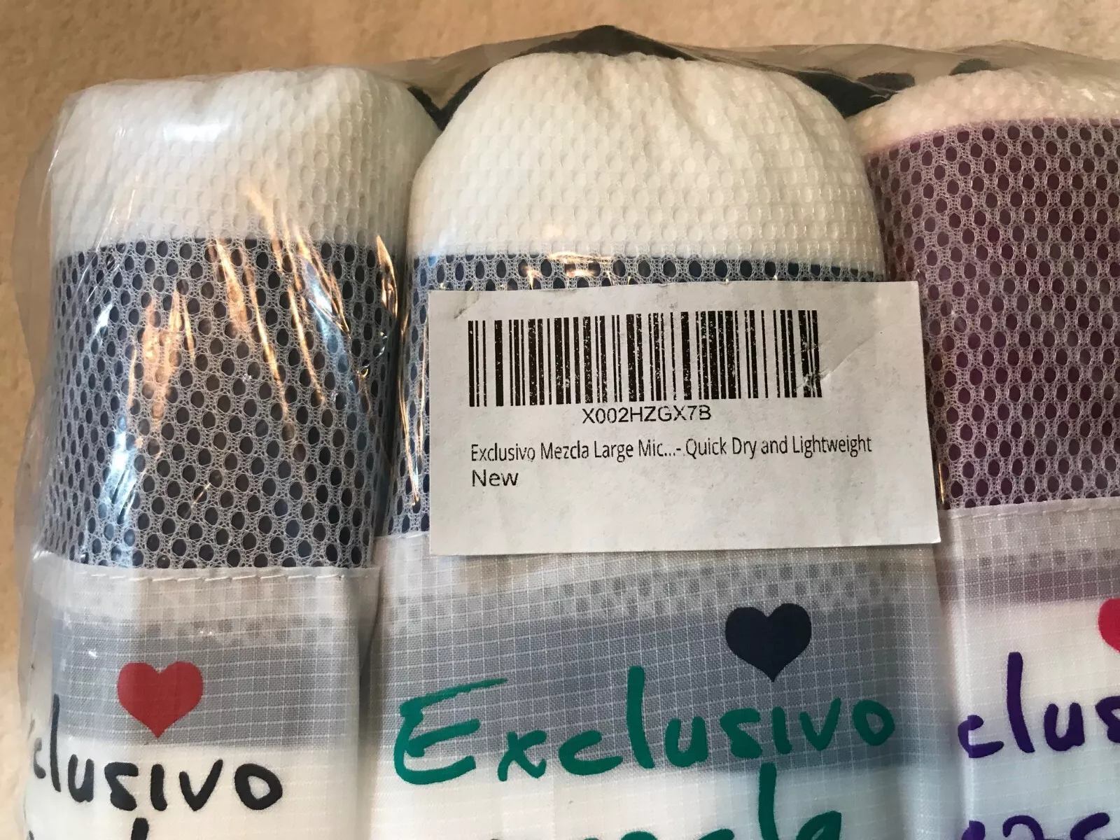 Quick dry item exclusivo mezcla