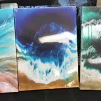 Turquoise wall wall art please feel