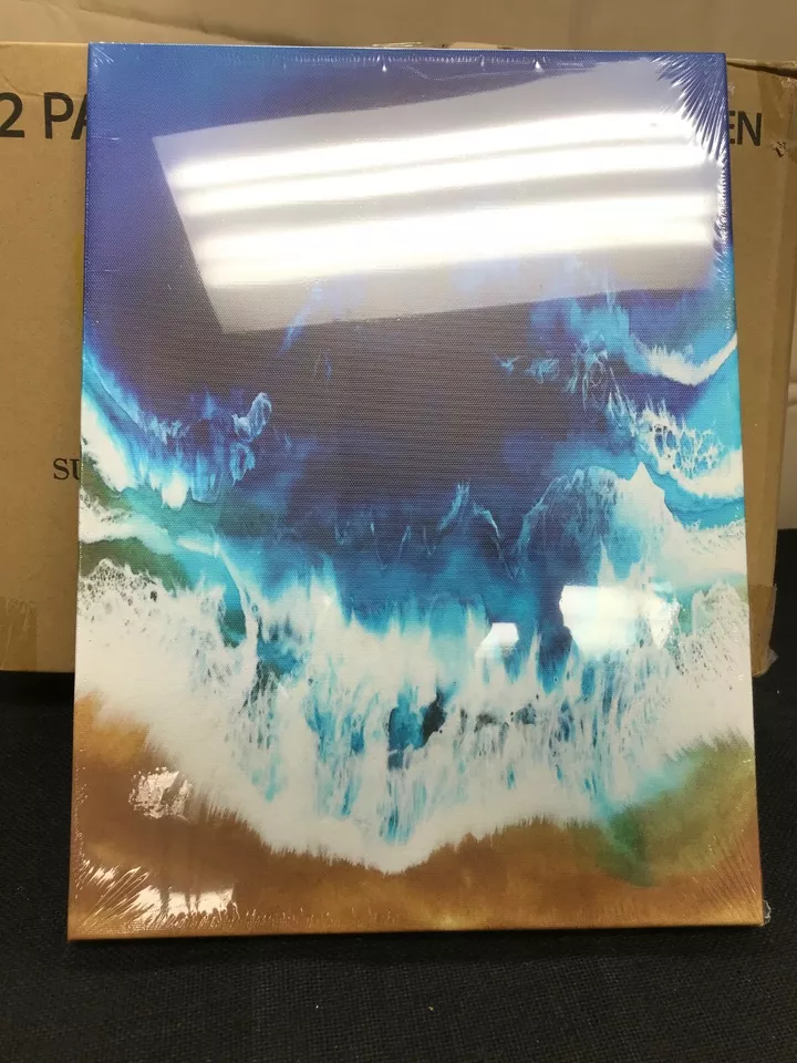 Turquoise wall wall art please feel