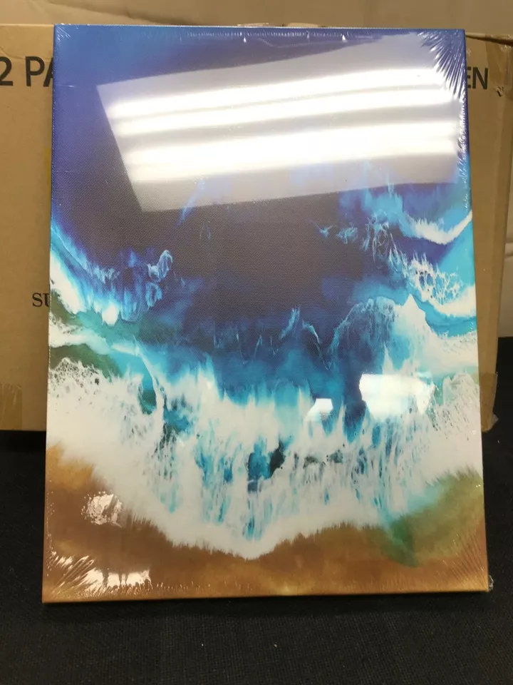 Turquoise wall wall art please feel