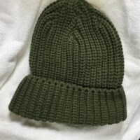 Green knit one size item