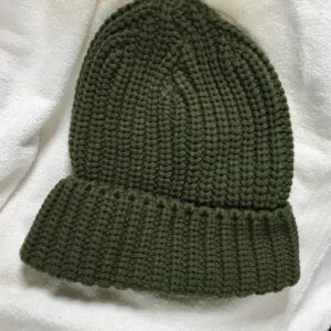 Green knit one size item