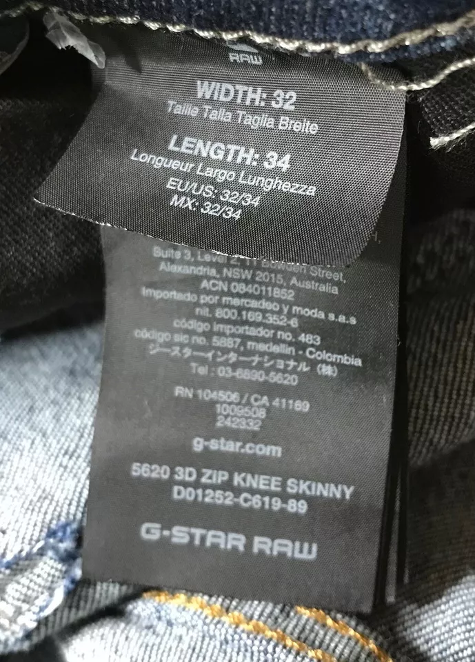 Star raw raw skinny dark aged