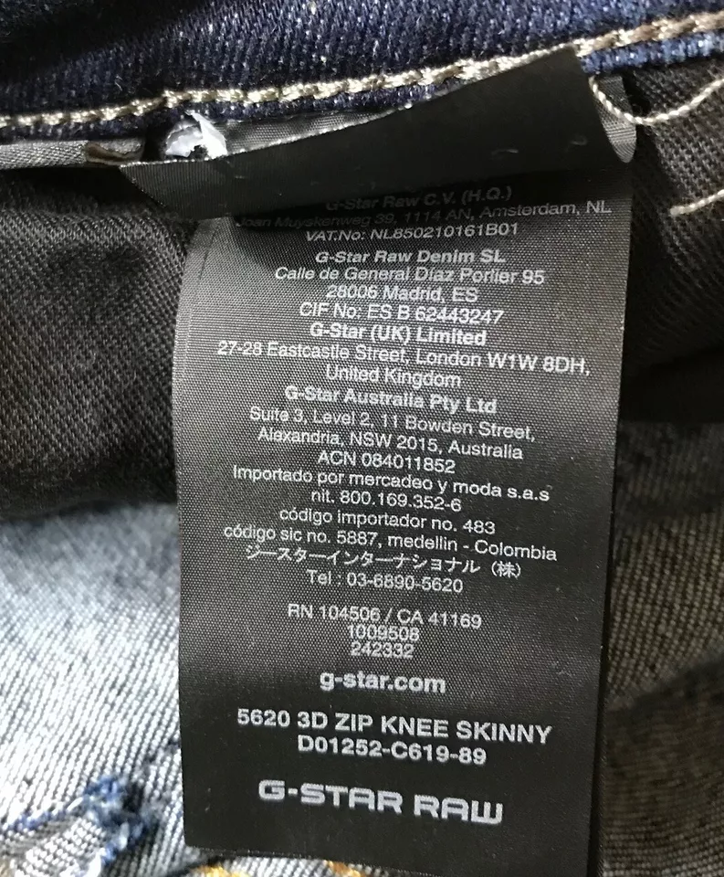 Star raw raw skinny dark aged