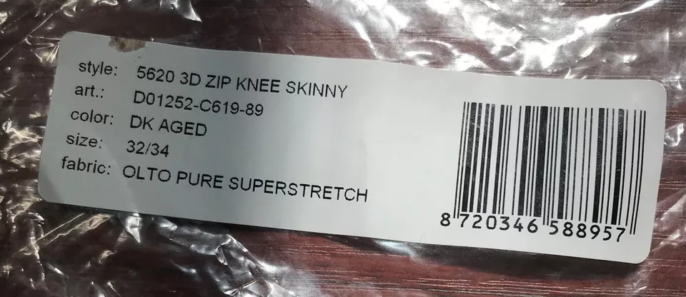 Star raw raw skinny dark aged