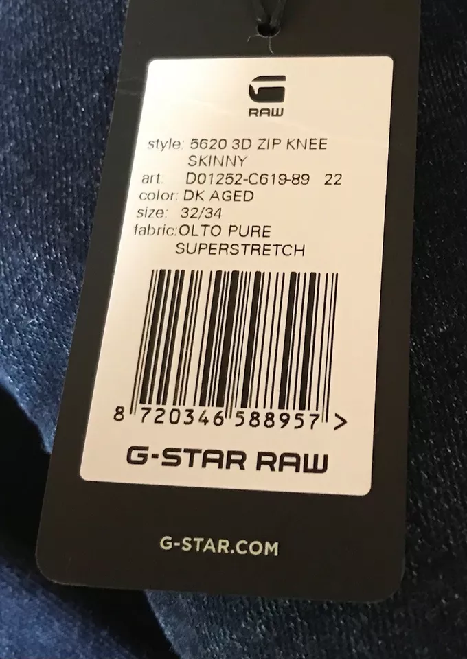 Star raw raw skinny dark aged